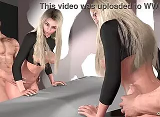 3D PORN BLONDE BUSTY BABE ANAL FUCKING WITH PERFECT TITS VIDEO TEASER