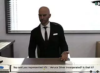 Babysitter starts a new routine in the office. 😊