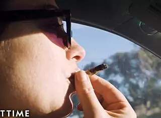 model in quarantine licks step-dad's cock during titty fuck session