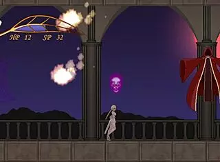 unholy disaster in the chapel with powerful cloaked figure