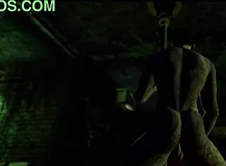 Sex gay action in Second Life virtual world