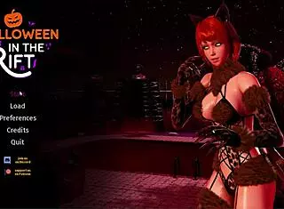 lets play halloween in the rift with naomi and her big ebony tits