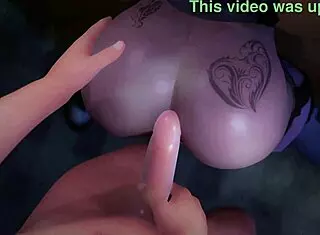 Tracer enjoys anal assfucking in the spa