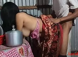 desi wife fucked in village kitchen