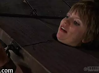 Watch angel get whipped ferociously!