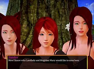 My new family plays a game together