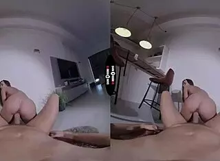 Is Josephine the scandal girl blowing in dark VR?