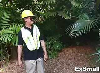 jaye austin with bodacious booty sucks dick then gets humped hard