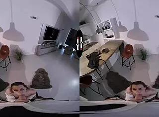 Is Josephine the scandal girl blowing in dark VR?