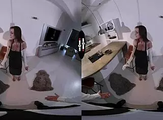 Is Josephine the scandal girl blowing in dark VR?