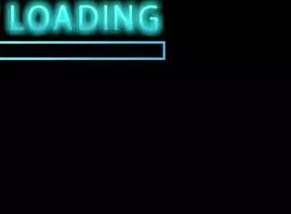 Blue Haired Beauty Gets Silly