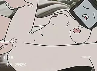 i watchd the tv woman and cameraman sex animation