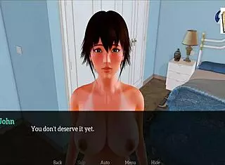 Teen plays erotic game in my new family 67