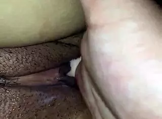 My wife squirts wet pussy during amateur fun