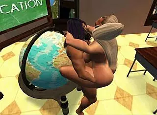 Quantum Lust Ep 2: Intense Classroom Lesson with Big Tits