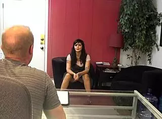 ANGIE'S CASTING INTERVIEW TURNS TATTOOED SEX WITH BOLD ACTIONS