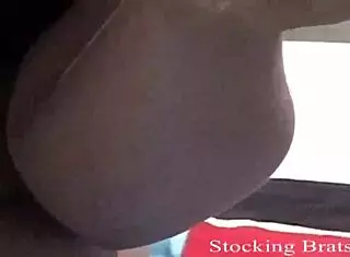 Slowly Sliding Stockings On