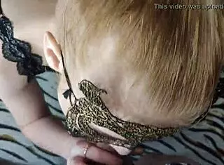 Hot Blonde Deepthroats Monster Cock In Wet Homemade Blowjob