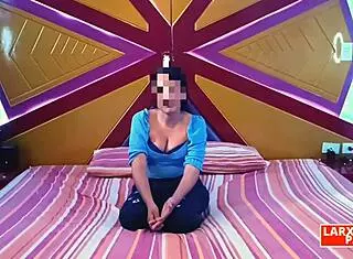 In room casting, cute asian european babe regina from tacna undergoes interview with spanking and natural tits on display