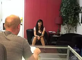 ANGIE'S CASTING INTERVIEW TURNS TATTOOED SEX WITH BOLD ACTIONS