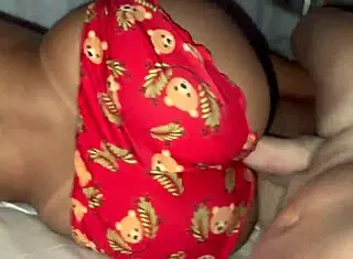 Latina wife in short shorts provokes husband for intense pussy play