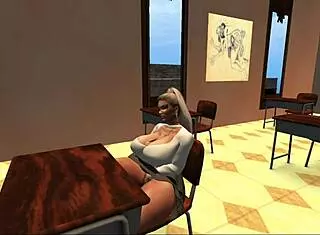 Quantum Lust Ep 2: Intense Classroom Lesson with Big Tits