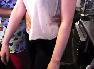 Messy Kitchen Lesbian Adventure