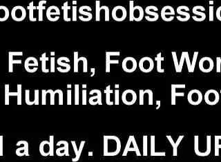 Who's feet are the sexiest in this foot fetish video