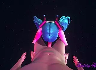 Vocaloid Hentai 3D - POV Miku Blowjob In A Striptease Club