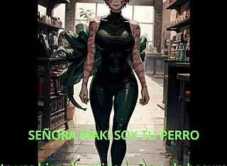 Sissy joi and femboy pleasure in Maki's world of domination