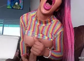 Emotional Underwater POV Fuck With German Teen Cathy B's Monster Cock