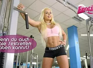 Horny German Slut Fucks in Casino for Cash