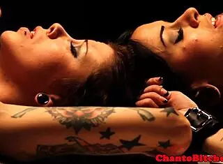 Lezdom Mistress Dominates Submissive Lesbians