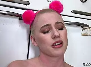 Miners group adventure with blonde babe