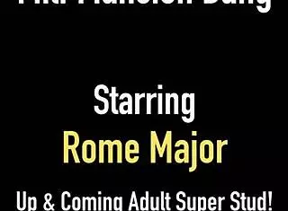 curvy freckled peaches takes rome majors huge cock deep inside her bent over