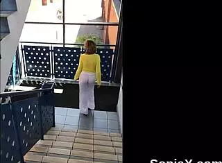 Unfaithful British Mature Lady Sonia Shows Her Giant Tits