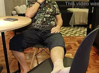 Tanned Latina Brunette Shows Tan Lines In White Leggings Fetish Update