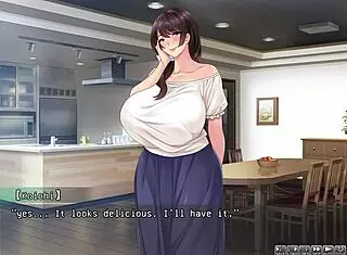 In this hentai game, the wife is secretly recorded in part 1