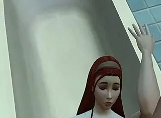 sexy redhead girl fingers her horny twat in her horny pussy 😏