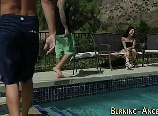 goth girl explores alternative style intimately