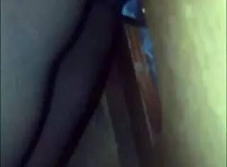 Ebony Babe in Gloryhole Swing