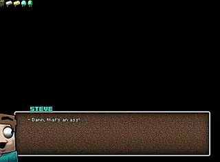 Hot underwear in hornycraft game parody