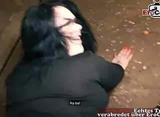 Horny fat German teen picked up publicly at erocom date and fucked with big ass