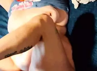 Trailer park milf intriguingly rides big black cock.