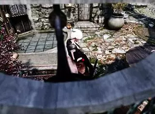 futa on female chaconne and aya in public setting