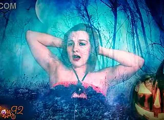 Ghostly Ghoulfriend Gives Jerk Off Instructions In Costume Roleplay