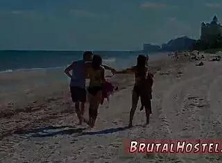 Bondage hypnosis excites young 18+ tourist slaves with finger fucking