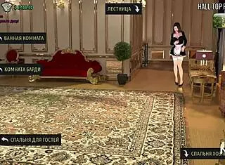 In this hentai game, enjoy the stunning view of her exposed pussy in episode 49