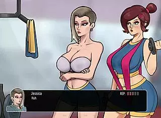 Caught in 69! Huge Tits!