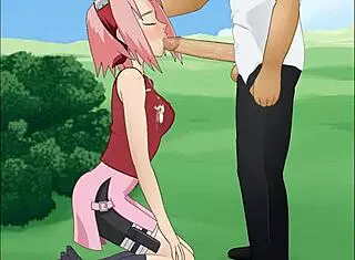 Sakura Haruno's Super Deepthroat Scene
